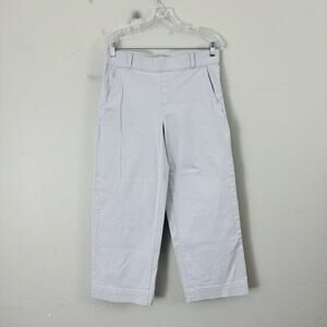 Gloria Vanderbilt Shape Effect High Rise Wide Leg Cropped Gray Pants Women’s 8